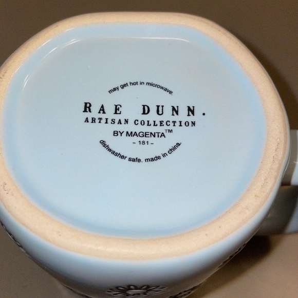 Rae Dunn Mimi Blue Floral Mug - Picture 5 of 5